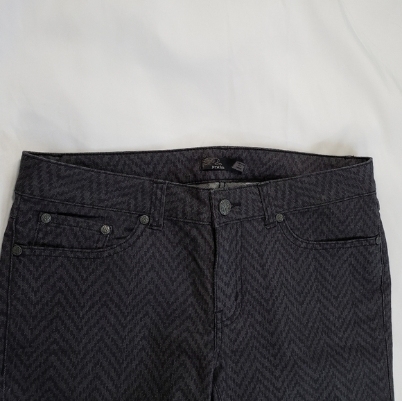 Prana Chevron Stripe Kara Pants Purple Grey Size 6 Unique Design  Style # W4KARA - Picture 2 of 13